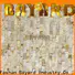 Bayard beige marble and glass mosaic tile factory price