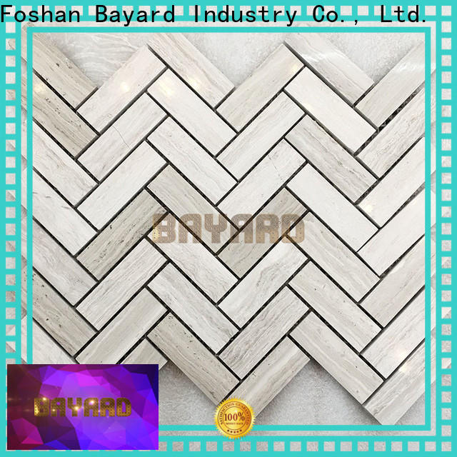 Bayard natural mosaic floor tiles for TV wall