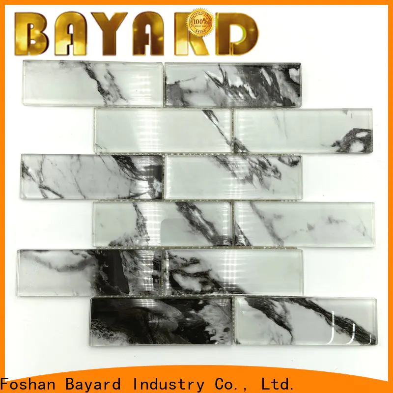 Bayard high-end clear glass mosaic tiles newly for bathroom