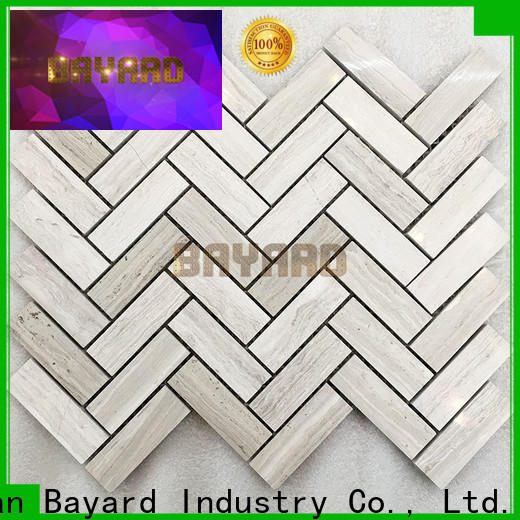 Bayard grey home depot mosaic tile factory for TV wall