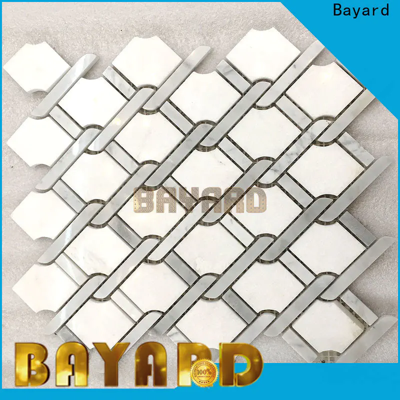 Bayard many marble mosaic floor tile order now for bathroom