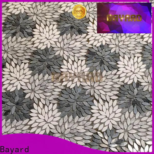 Bayard widely used grey mosaic floor tiles dropshipping