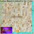 Bayard beige natural stone mosaic tiles in different shapes for wall decoration