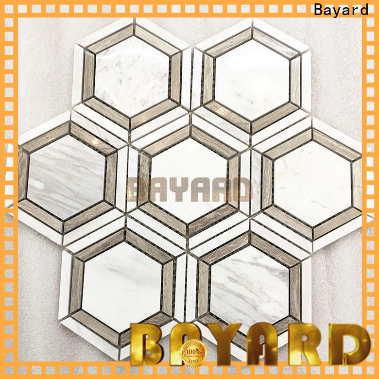 Bayard widely used black and grey mosaic tiles owner for foundation