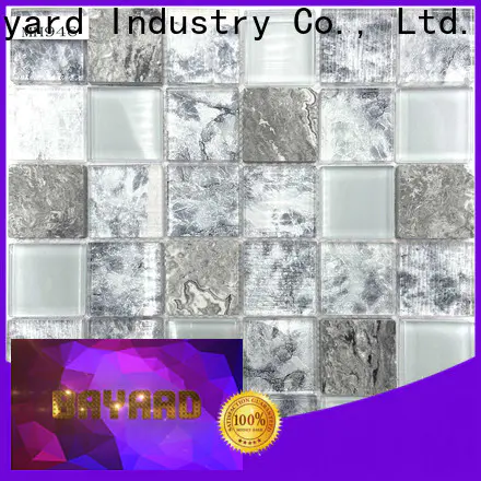 Bayard good-looking glass mosaic tile backsplash factory for bathroom