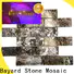 high quality glass mosaic tile sheets or in china for hotel lobby