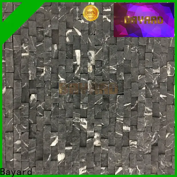 Bayard black grey mosaic tiles bathroom in different colors for hotel lobby