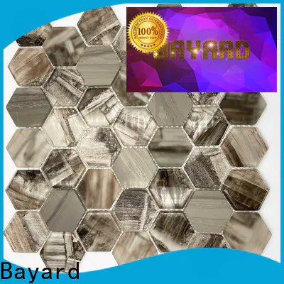 Bayard white clear glass mosaic tiles newly for foundation