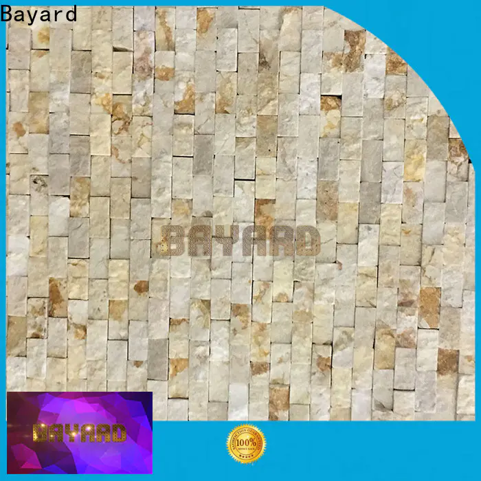 Bayard fashion design slate mosaic tiles in different shapes for foundation