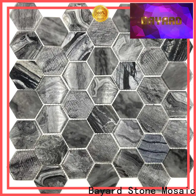 Bayard good-looking sea glass mosaic tile supplier for decoration