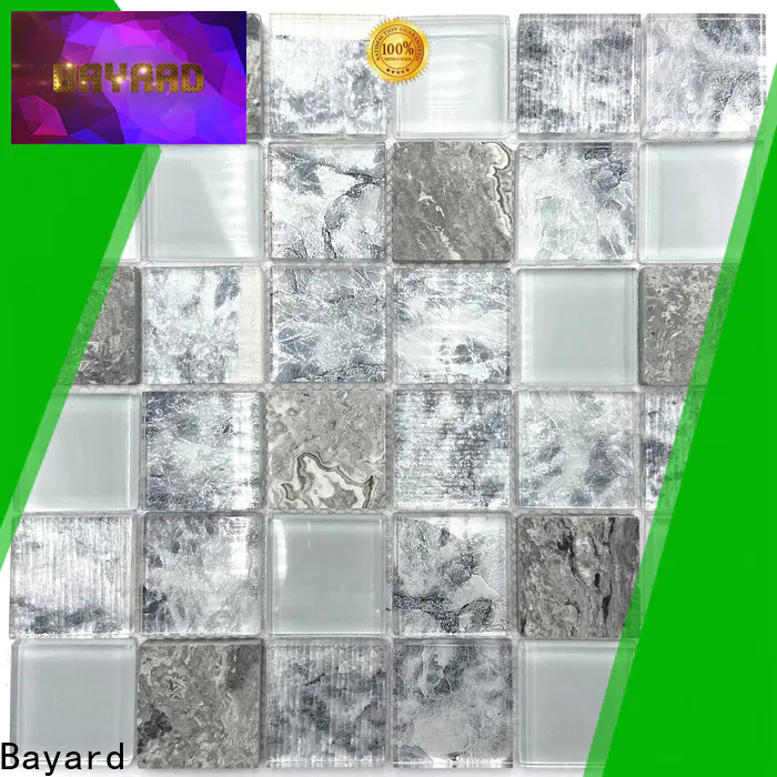 Bayard fantastic iridescent glass mosaic tile vendor for foundation