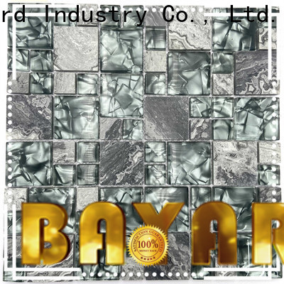 high-end iridescent glass mosaic tile white supplier for foundation