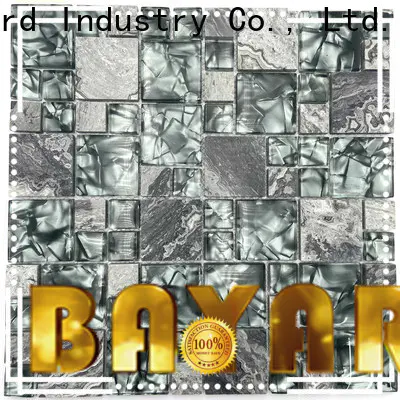 high-end iridescent glass mosaic tile white supplier for foundation