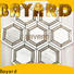 Bayard white rectangle mosaic tiles owner for foundation