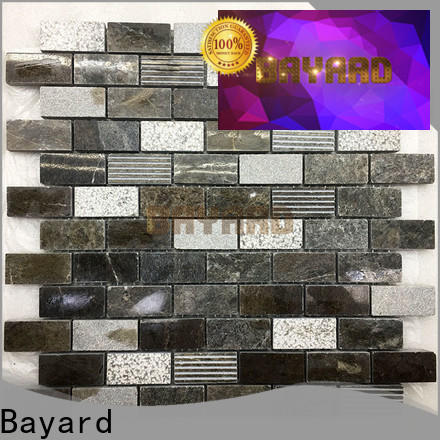 Bayard high standards grey mosaic tiles for bathroom