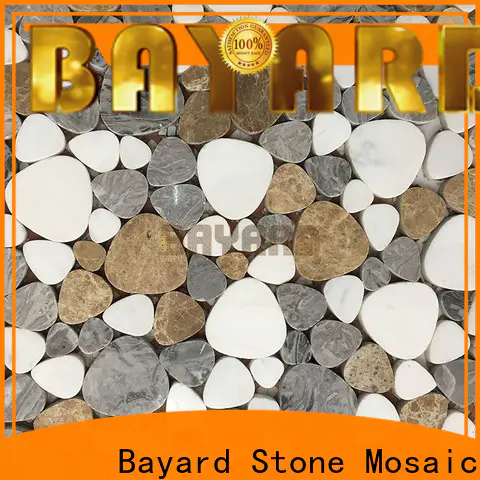 Bayard silver mosaic tile supplies for wholesale for foundation
