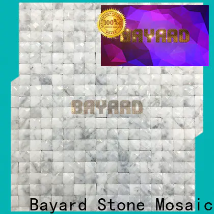 Bayard black and silver mosaic tiles grab now for hotel lobby