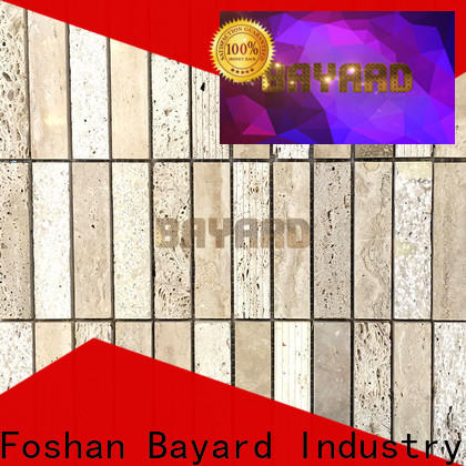 Bayard professional black mosaic tile backsplash for wholesale for hotel lobby