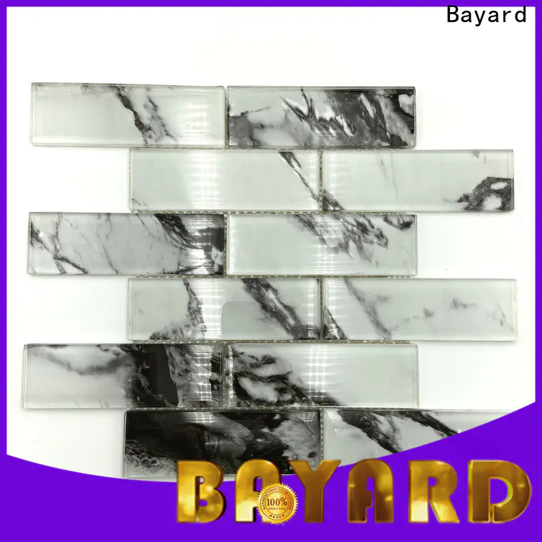 Bayard new arrival iridescent glass mosaic tile for wholesale for hotel lobby