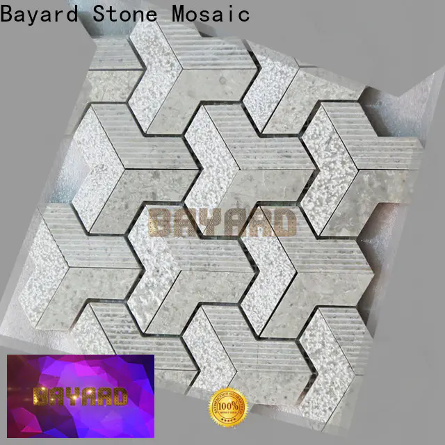 Bayard gray mosaic kitchen floor tiles factory price for hotel lobby