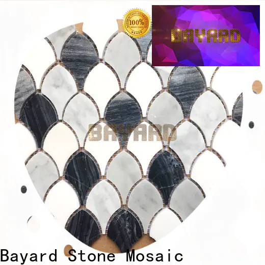 fashion design mosaic stones blue in china for hotel lobby