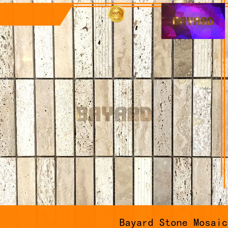 Bayard professional grey stone mosaic tiles vendor for bathroom