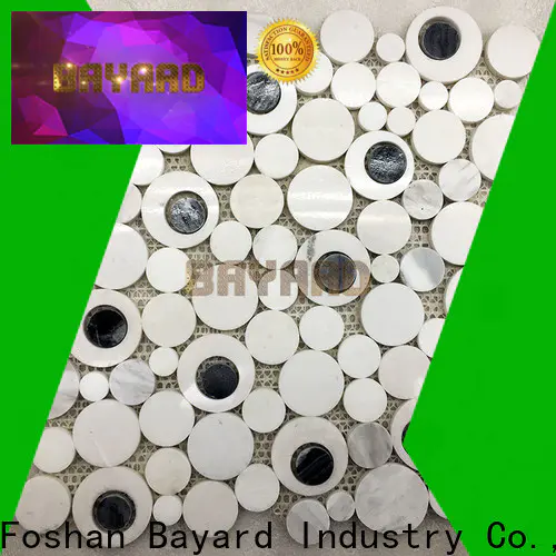glossy metal mosaic tiles chips vendor for hotel lobby