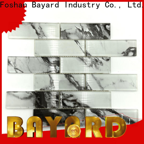 Bayard brick glass mosaic tile factory price for foundation