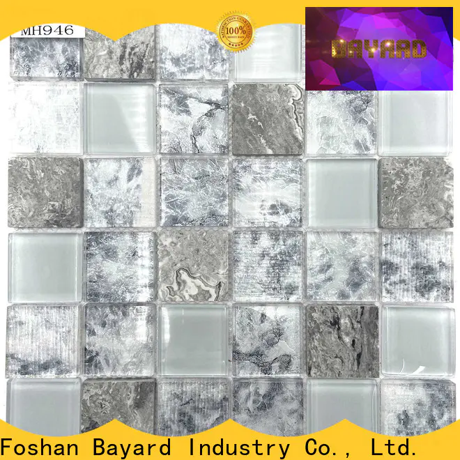 Bayard affordable clear glass mosaic tiles dropshipping for bathroom