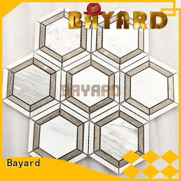 Bayard hexagan decorative mosaic tiles owner for wall decoration