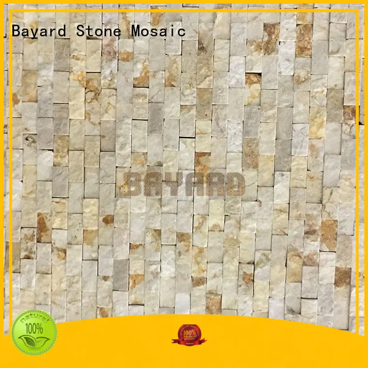 Bayard upscale slate mosaic tiles overseas market for hotel lobby