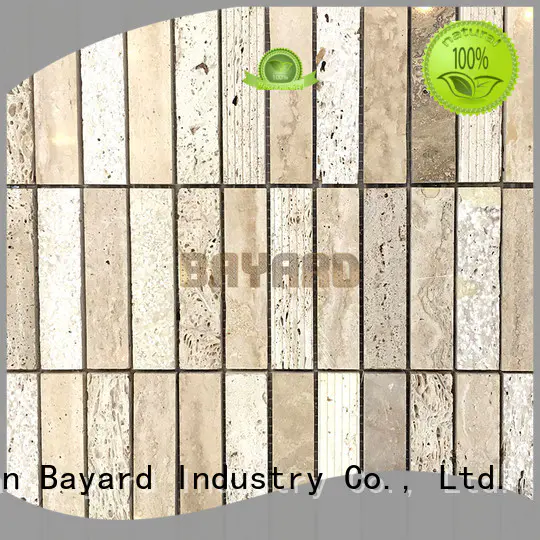 durable travertine brick mosaic tile supplier for decoration Bayard