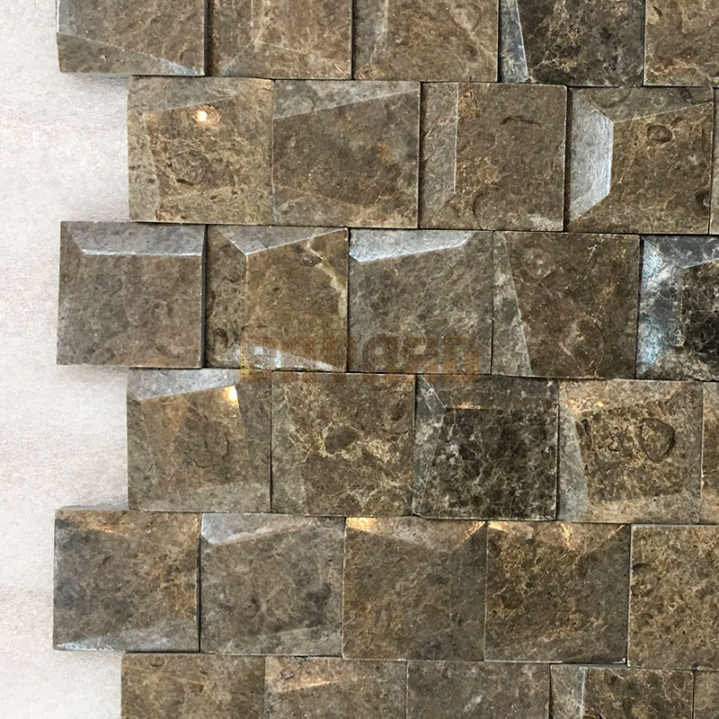 Spanish marble stone mosaic tiles brown mosaic tile stone wall mosaic stone mosaic bathroom tiles