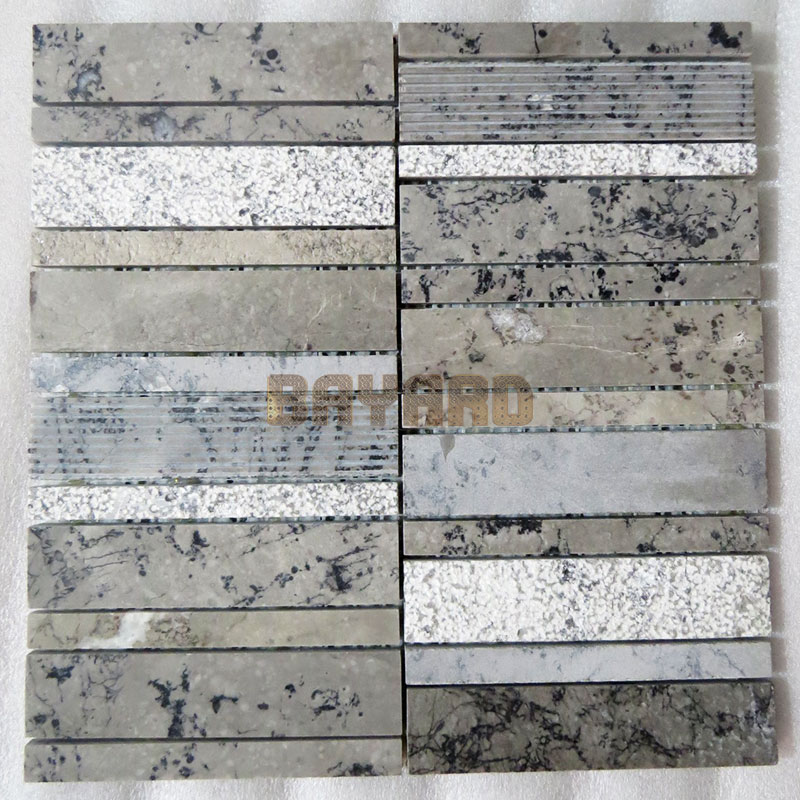 Marble stone mosaic tiles natural stone mosaic wall tile linear mosaic wall tile decorative mosaic tiles tile stone mosaics