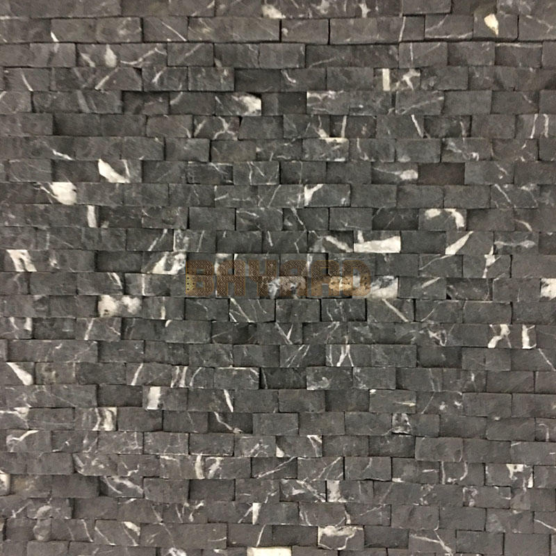 Black mosaic tile backsplash mosaic ceramic tile patterns AM308ZP