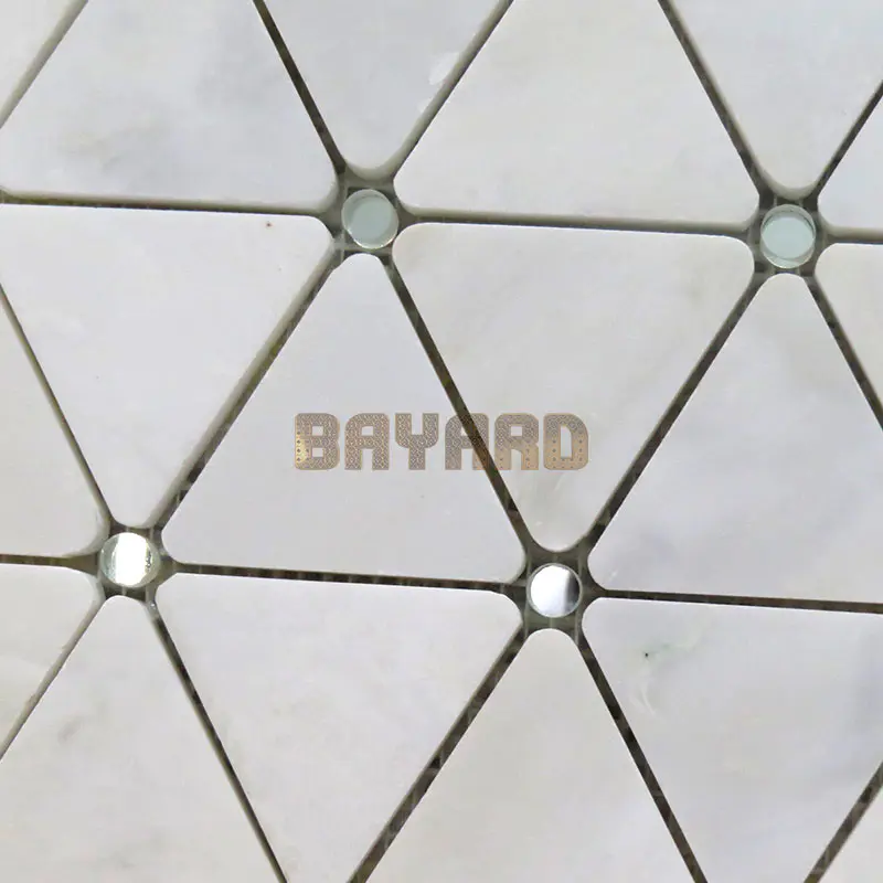 White stone mosaic mix glass tiles mosaic tile kitchen backsplash mosaic pattern floor tiles