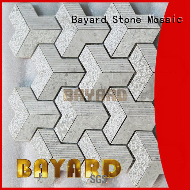 China factory marble stone mosaic tiles gray mosaic tile stone effect mosaic tiles grey mosaic bathroom wall tiles
