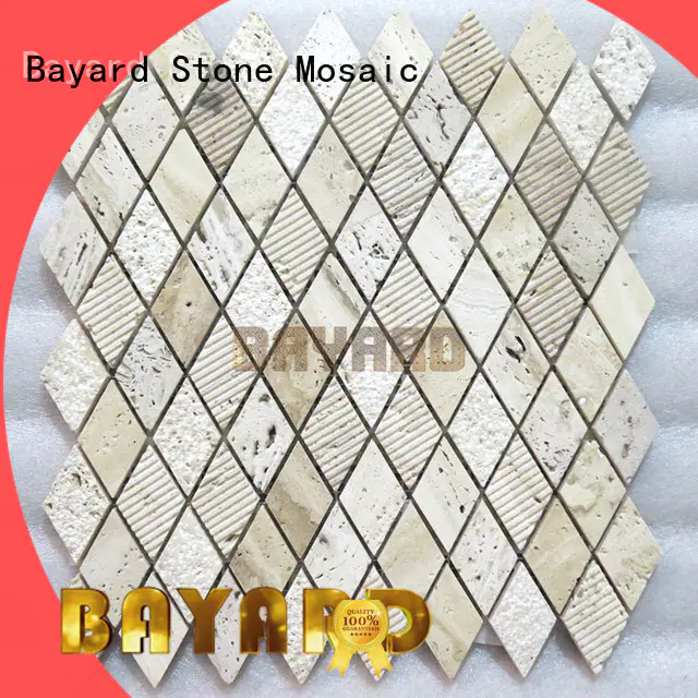 Bayard travertine glass mosaic floor tile newly for decoration