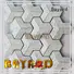 Bayard floor metal mosaic tiles in china