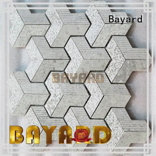 Bayard floor metal mosaic tiles in china
