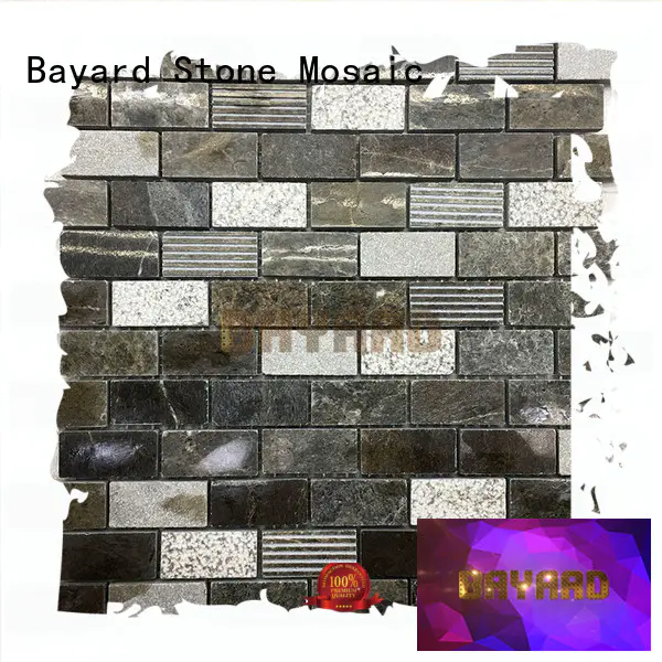 Bayard crema mosaic bathroom floor tile supplier for swimming pool
