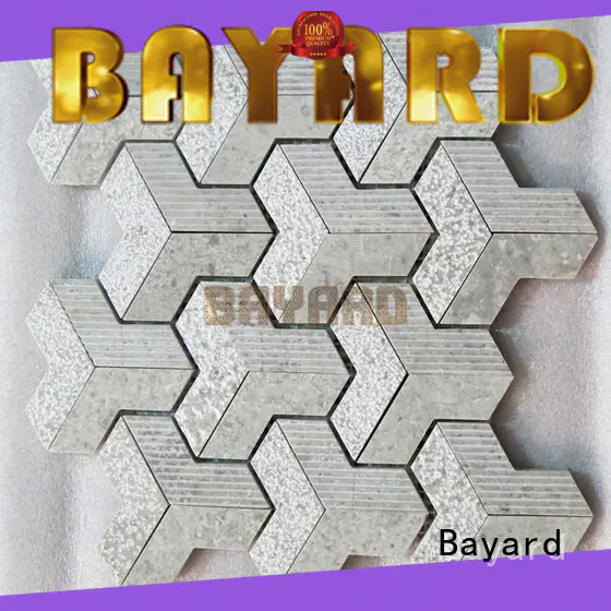 Bayard chips gray mosaic tile factory price for wall decoration