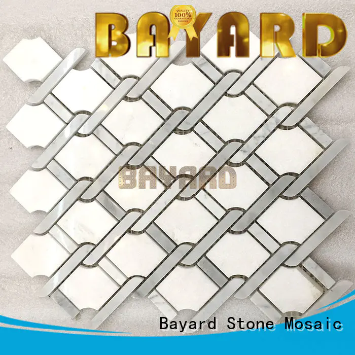 Bayard high-end stone mosaic tile sheets colours for foundation