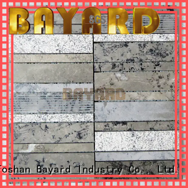 Bayard crema mosaic pattern floor tiles newly for supermarket