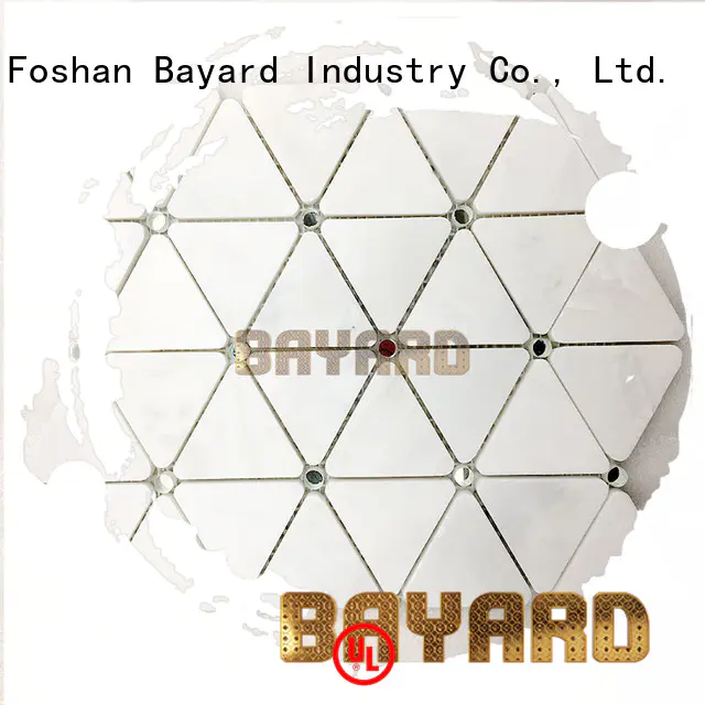 Bayard hexagan light grey mosaic tiles owner for wall decoration
