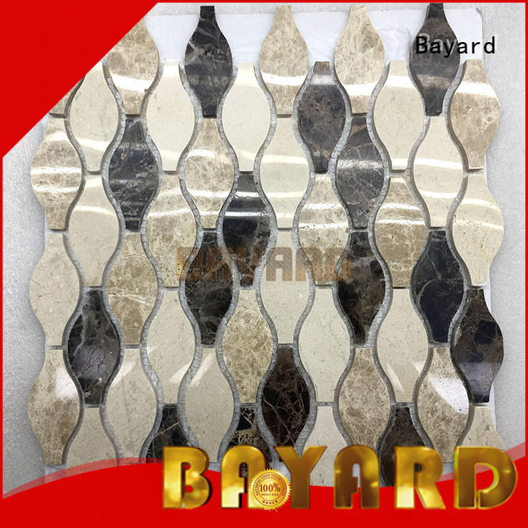 Bayard marble mosaic kitchen floor tiles for wholesale