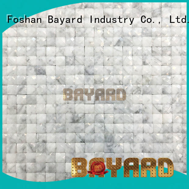 Bayard glass glass mosaic wall tiles in different shapes for foundation