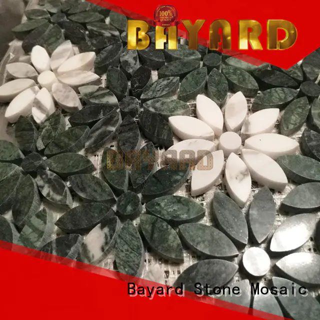 Bayard glossy grey mosaic floor tiles supplier for foundation