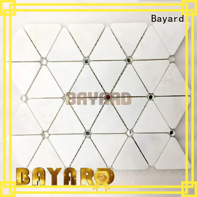 Bayard mix black and grey mosaic tiles overseas market for hotel lobby