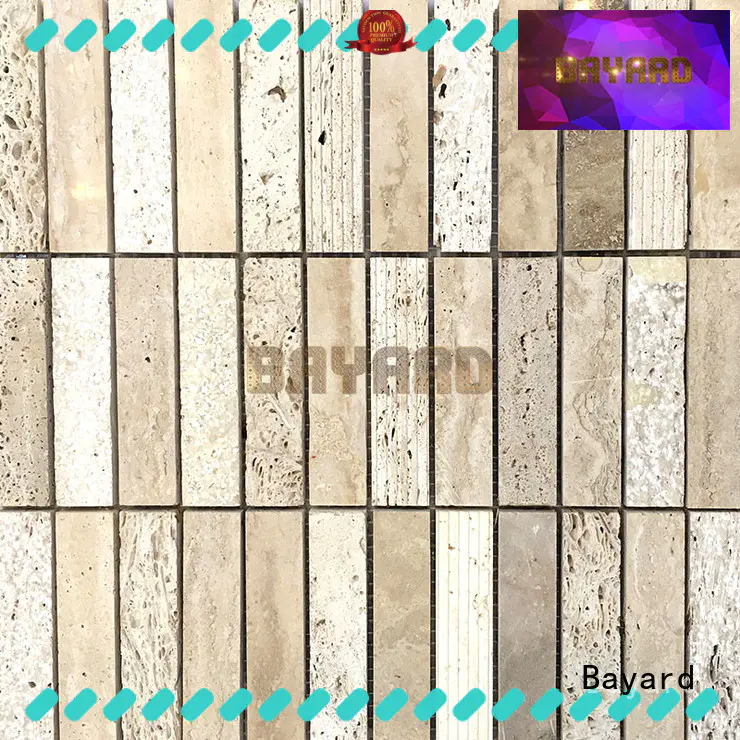 Bayard mosaic travertine mosaic floor tile dropshipping for hotel lobby